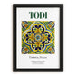 Todi, Italy – Travel Print, in sleek black frame