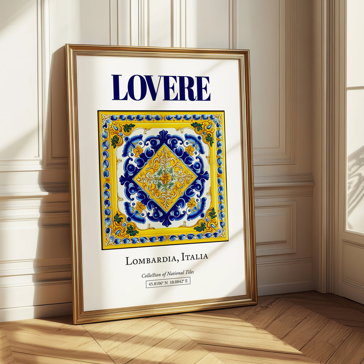 Lovere, Italy – Travel Poster, styled in a charming Paris street view