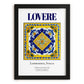 Lovere, Italy – Travel Poster, in sleek black frame
