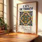 Cava de' Tirreni, Italy – Travel Poster, clean layout with no caption