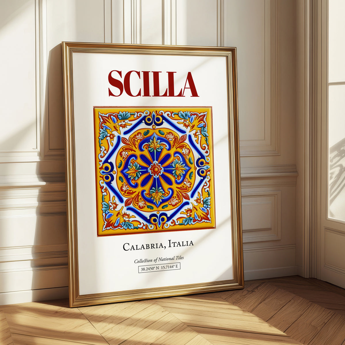 Scilla, Italy – Travel Print, styled in a charming Paris street view