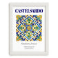 Castelsardo, Italy – Country Culture Poster, placed in minimal white frame