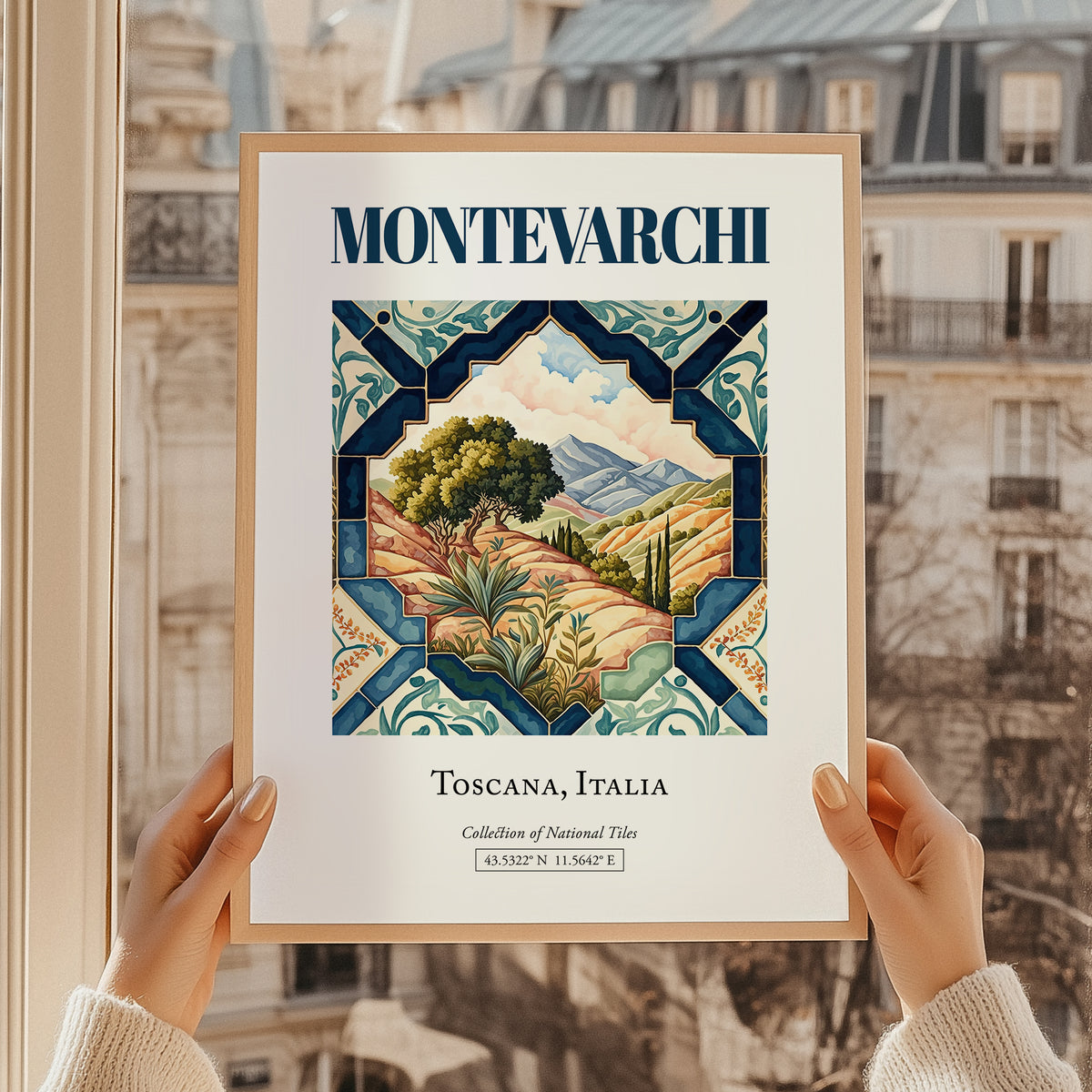 Montevarchi, Italy – Travel Poster
