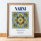 Narni, Italy – Global Cities Wall Print, in wooden frame leaning on the floor