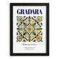 Gradara, Italy – Travel Print, in sleek black frame