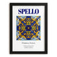 Spello, Italy – Country Culture Poster, in sleek black frame