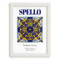 Spello, Italy – Country Culture Poster, placed in minimal white frame