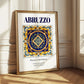 Abruzzo, Italy – Travel Destination Art, styled in a charming Paris street view