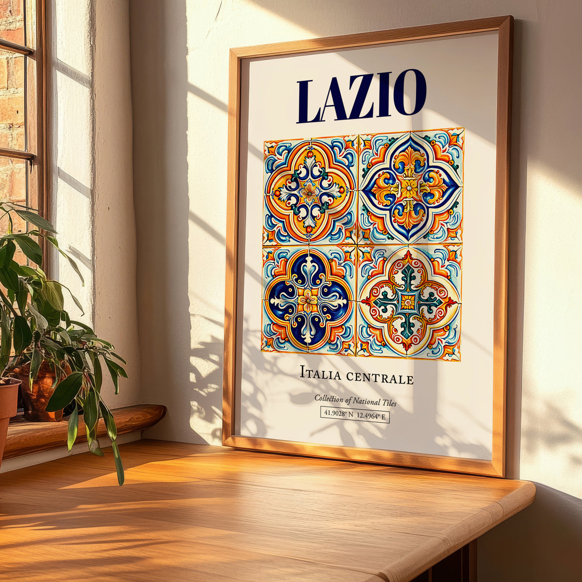 Lazio, Italy – Travel Wall Art, clean layout with no caption