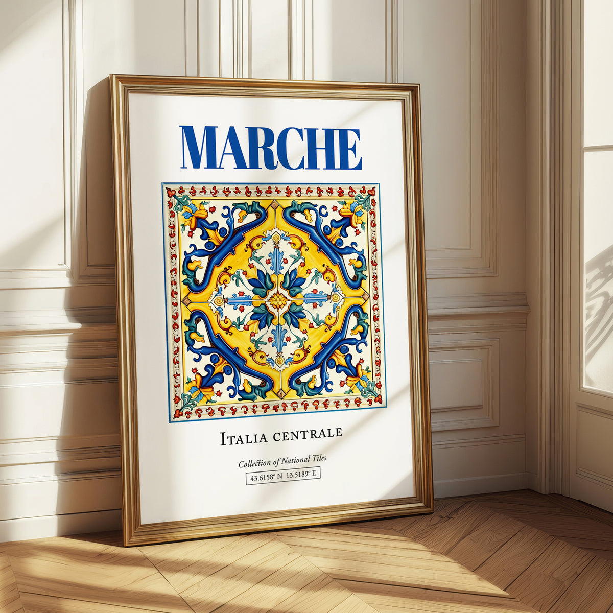 Marche, Italy – Travel Wall Decor, styled in a charming Paris street view