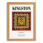 Kingston, Jamaica – Travel Wall Art, set in oak frame