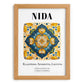Nida, Lithuania – Wanderlust-Inspired Poster, set in oak frame