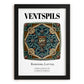 Ventspils, Latvia – Travel Print, in sleek black frame