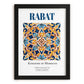 Rabat, Morocco – Travel Wall Art, in sleek black frame