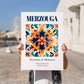 Merzouga, Morocco – Travel Wall Art, no-text version framed in wood