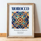 Morocco, Morocco – Wanderlust Wall Decor, in wooden frame leaning on the floor