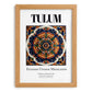 Tulum, Mexico – Travel Wall Decor, set in oak frame