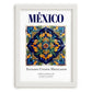 México, Mexico – Wanderlust-Inspired Poster, placed in minimal white frame