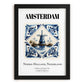 Amsterdam, Netherlands – Travel Wall Decor, in sleek black frame