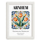 Arnhem, Netherlands – Travel Print, placed in minimal white frame