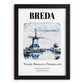 Breda, Netherlands – Travel Wall Decor, in sleek black frame