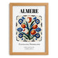 Almere, Netherlands – Travel Wall Decor, set in oak frame