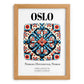 Oslo, Norway – National Pride Wall Decor, set in oak frame
