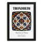 Trondheim, Norway – Dream Destination Decor, in sleek black frame