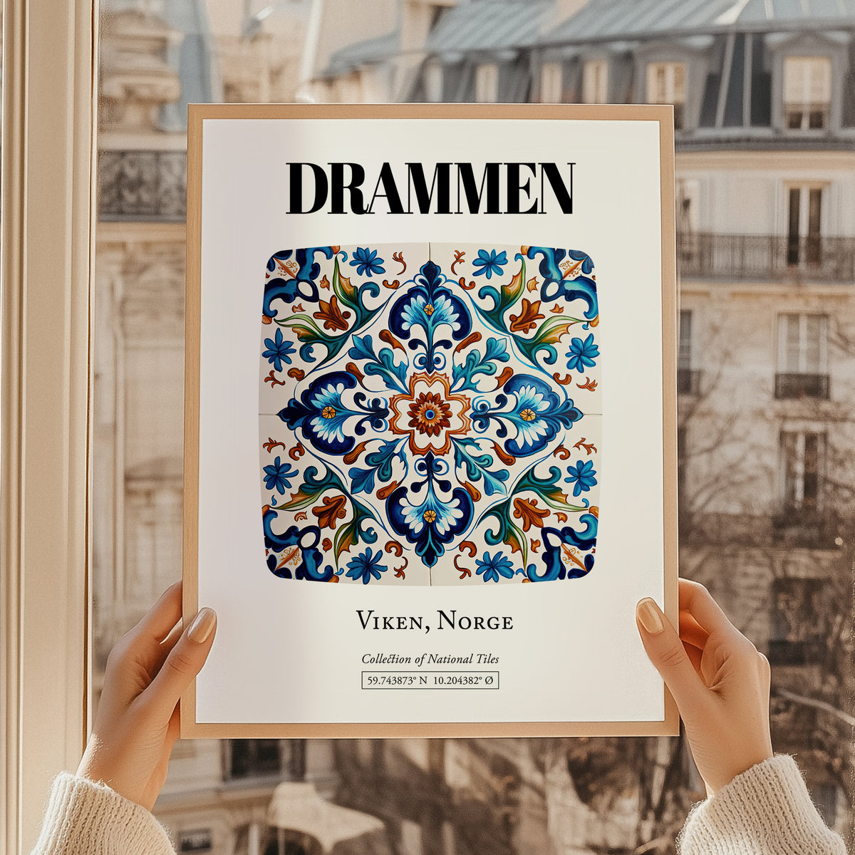 Drammen, Norway – Travel Poster