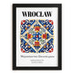 Wrocław, Poland – Cityscape Wall Art, in sleek black frame