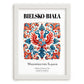 Bielsko-biała, Poland – Travel Wall Art, placed in minimal white frame
