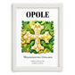 Opole, Poland – Global Wall Art, placed in minimal white frame