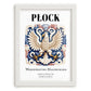 Płock, Poland – Travel Wall Art, placed in minimal white frame