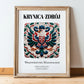 Krynica-zdrój, Poland – Dream Destination Decor, in wooden frame leaning on the floor