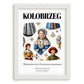 Kołobrzeg, Poland – Travel Wall Decor, placed in minimal white frame
