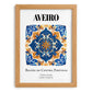 Aveiro, Portugal – Travel Poster, set in oak frame