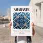 Amarante, Portugal – Travel Print, no-text version framed in wood