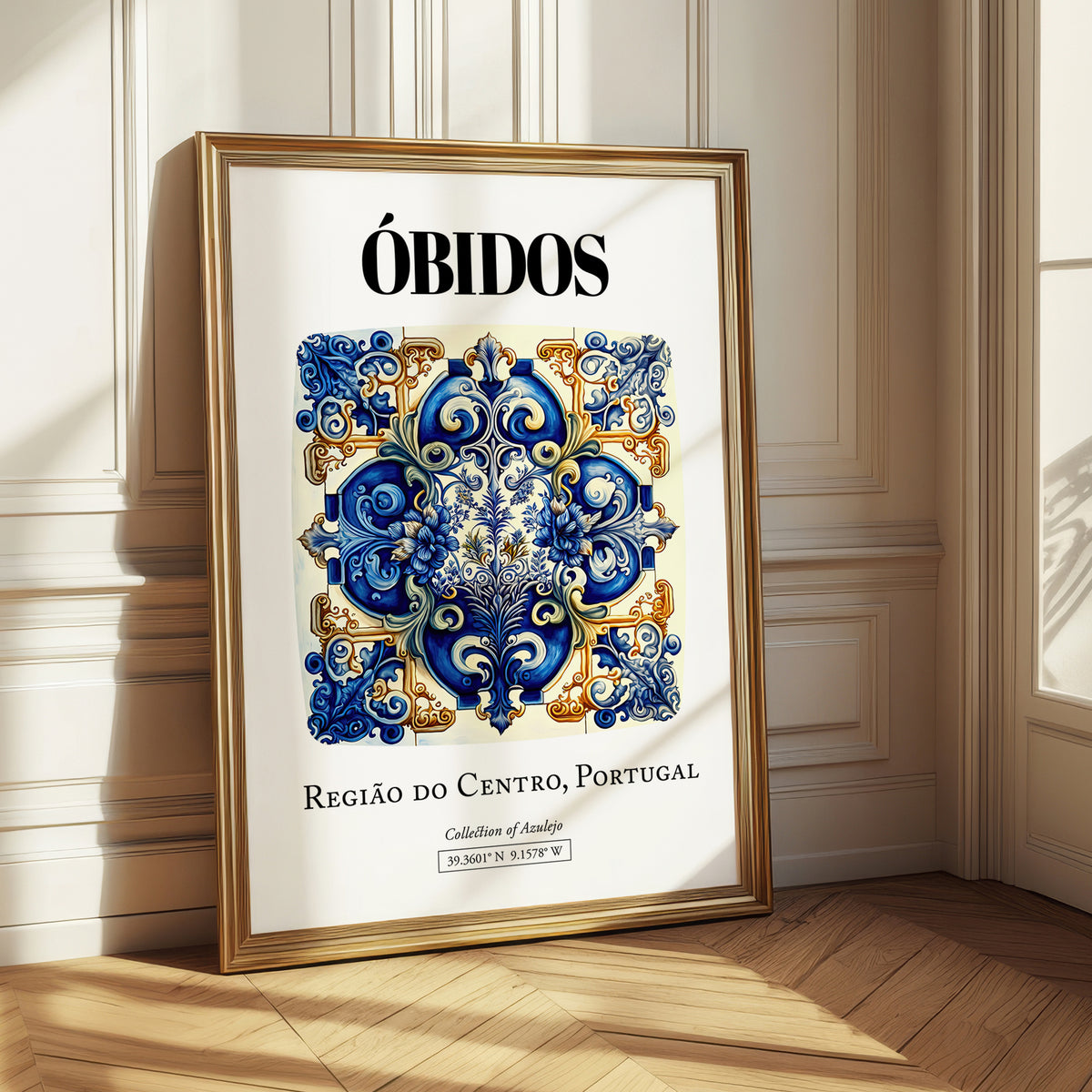 Óbidos, Portugal – Travel Print, styled in a charming Paris street view