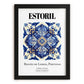 Estoril, Portugal – Travel Wall Art, in sleek black frame