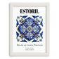 Estoril, Portugal – Travel Wall Art, placed in minimal white frame