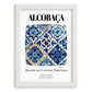 Alcobaça, Portugal – Travel Print, placed in minimal white frame