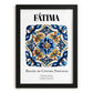 Fátima, Portugal – Travel Poster, in sleek black frame