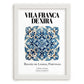 Vila Franca De Xira, Portugal – Wanderlust Wall Decor, placed in minimal white frame