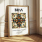 Bran, Romania – Travel Wall Art, styled in a charming Paris street view