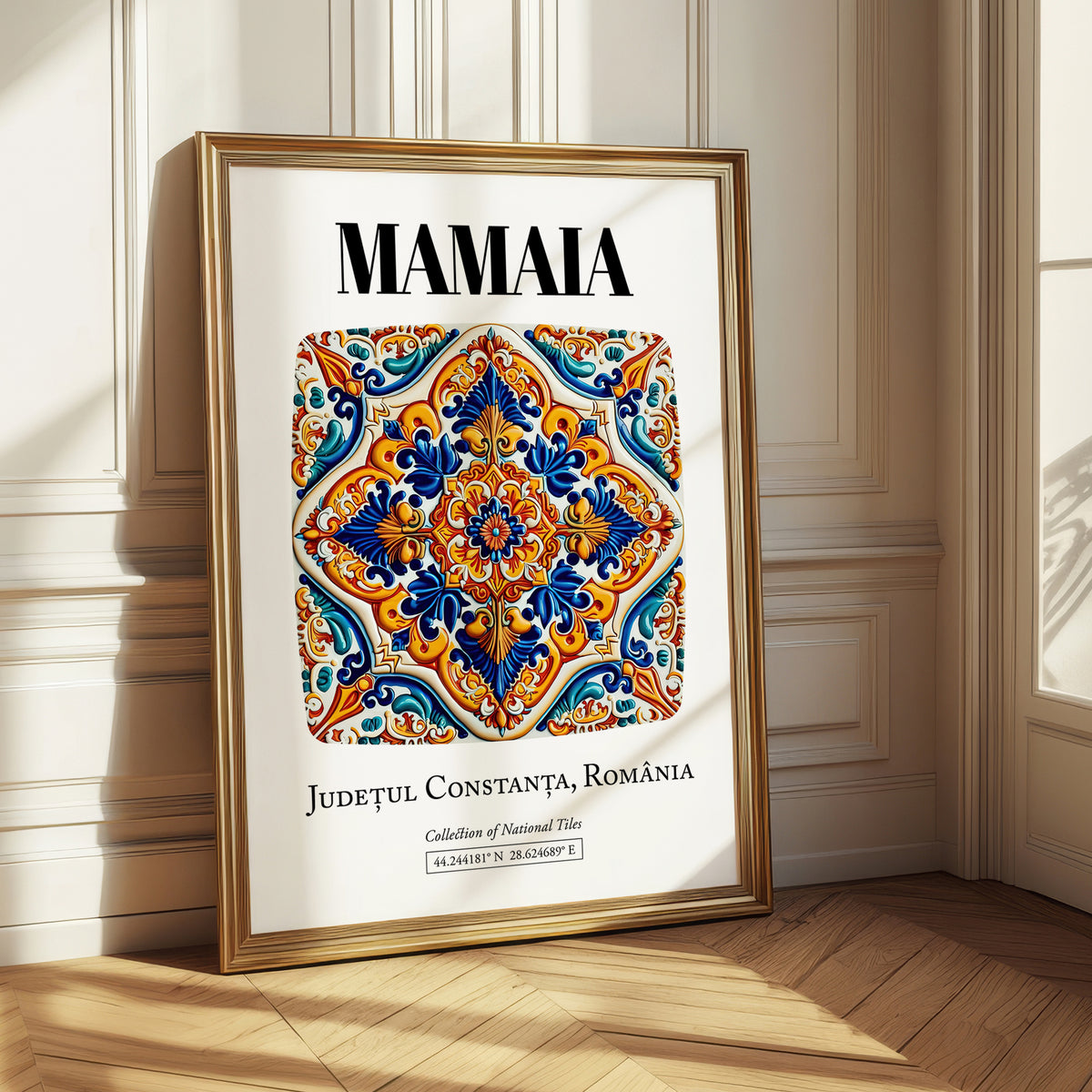 Mamaia, Romania – Travel Print, styled in a charming Paris street view