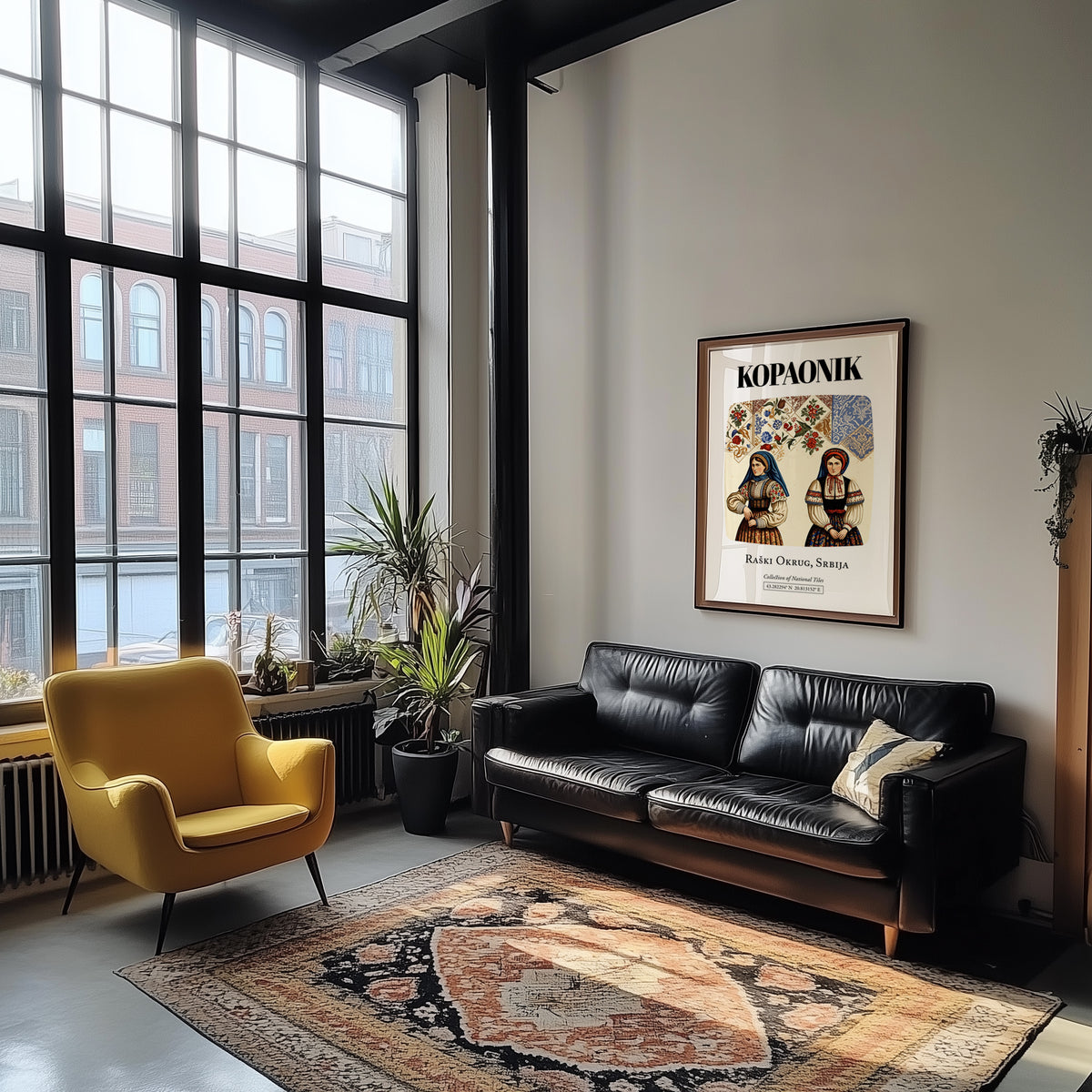 Kopaonik, Serbia – Travel Print, unframed on coastal sand