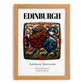 Edinburgh, Scotland – Travel Poster, set in oak frame