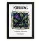 Stirling, Scotland – Travel Print, in sleek black frame