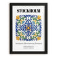Stockholm, Sweden – Travel Wall Art, in sleek black frame