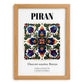 Piran, Slovenia – Travel Poster, set in oak frame